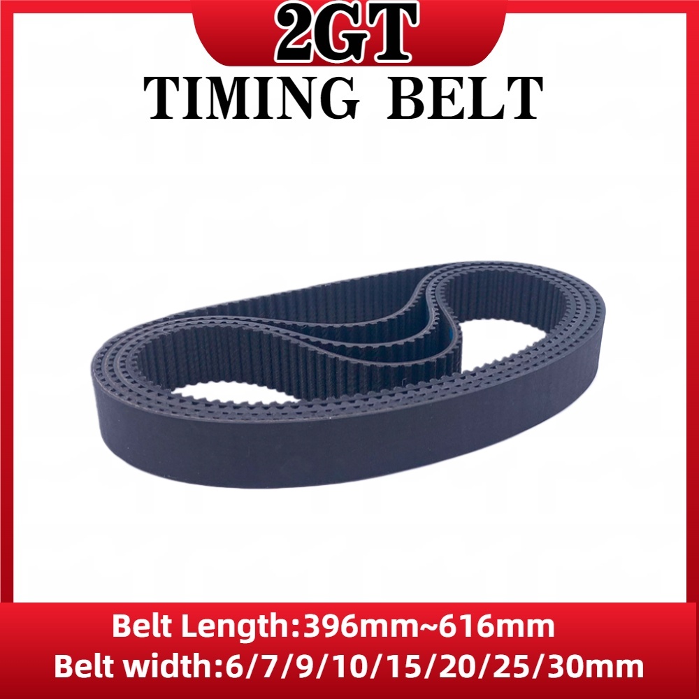 Gt2 Pulley - 2GT Timing Belt Length 396mm-616mm GT2