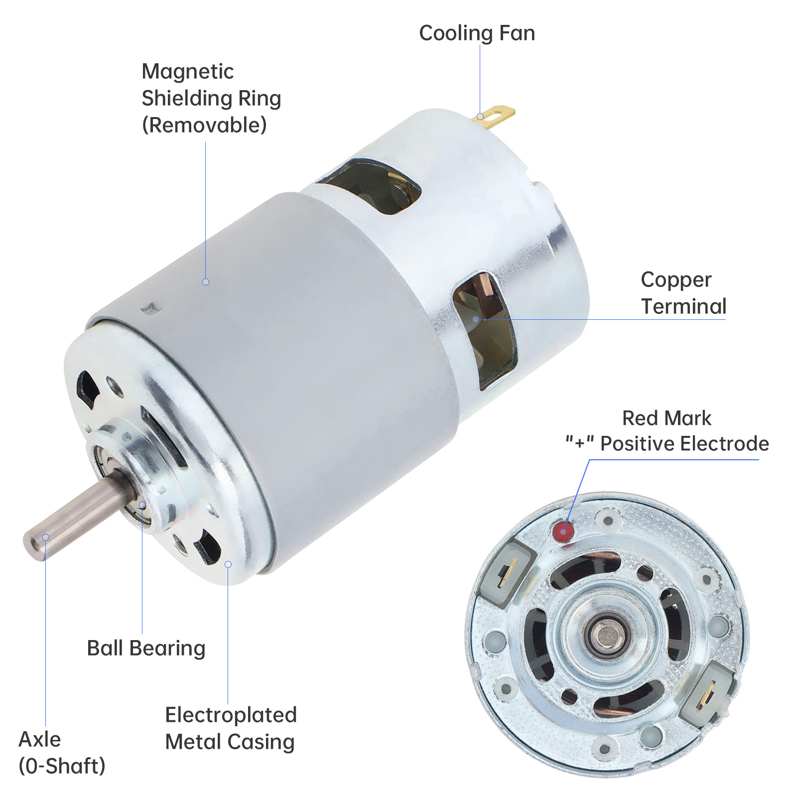 12V-24V 775 Electric DC Motor  - Gt2 Pulley 评论和价格
