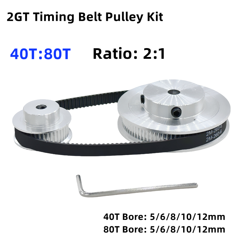 2GT 2M 80Teeth 40T GT2 40Teeth - Gt2 Belt 评论和价格