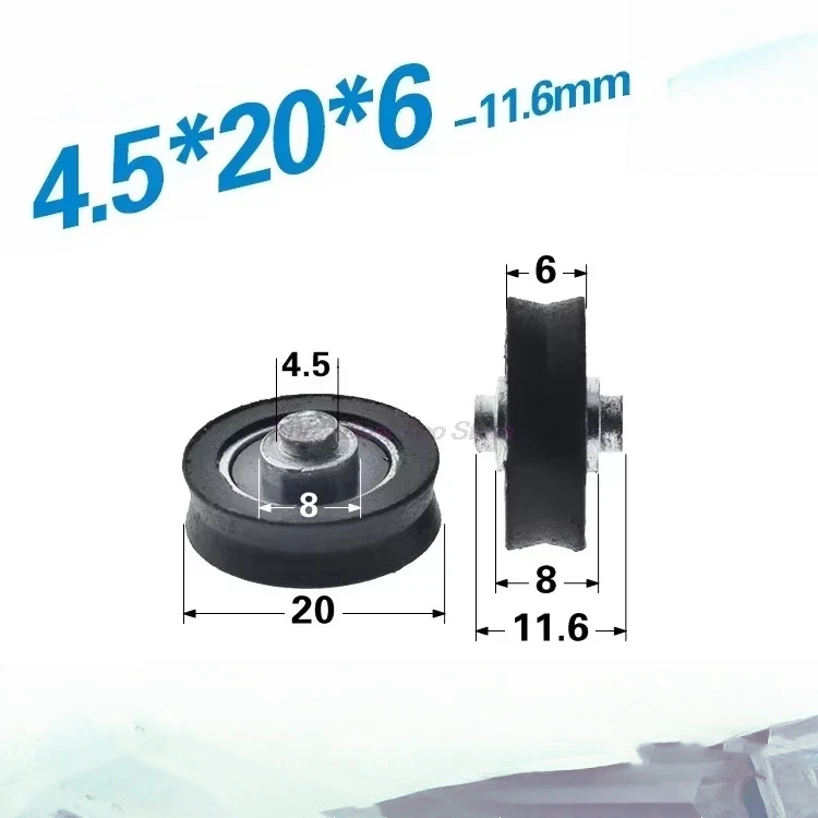 5PC POM Polyoxymethylene Plast - V Slot Wheel 评论和价格