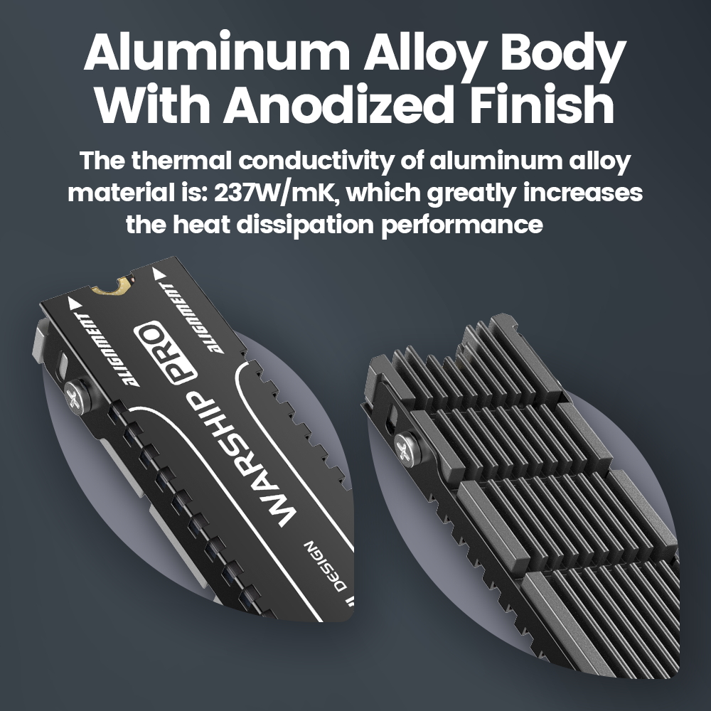 JEYI Cooler II 2280 SSD Heatsi - Aluminium Extrusion 评论和价格