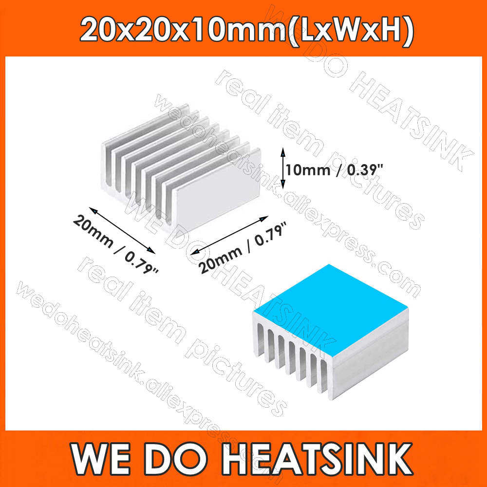 20x20x10mm Silver Square Therm - Aluminium Extrusion 评论和价格
