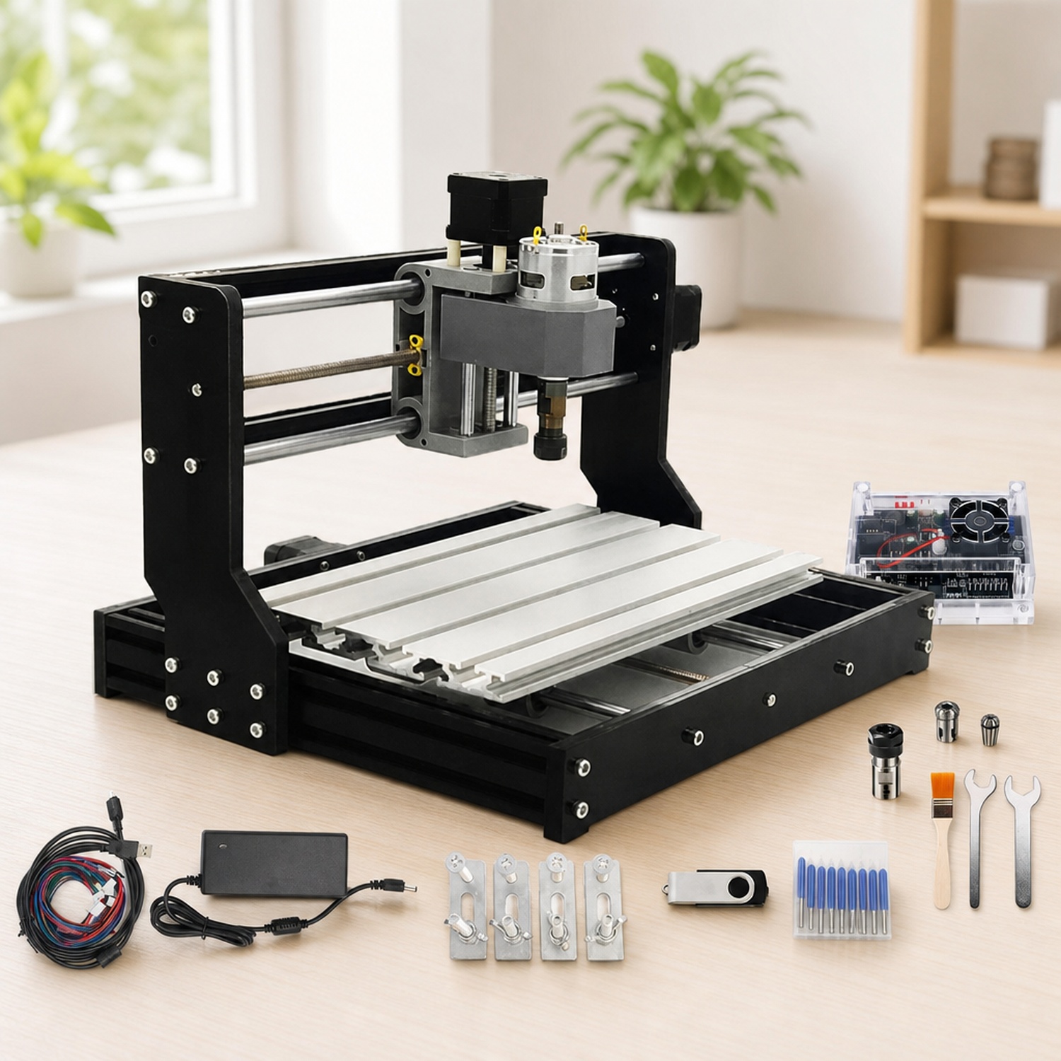 3 Axis 3018-PRO CNC Router Min - 3018 Cnc 评论和价格