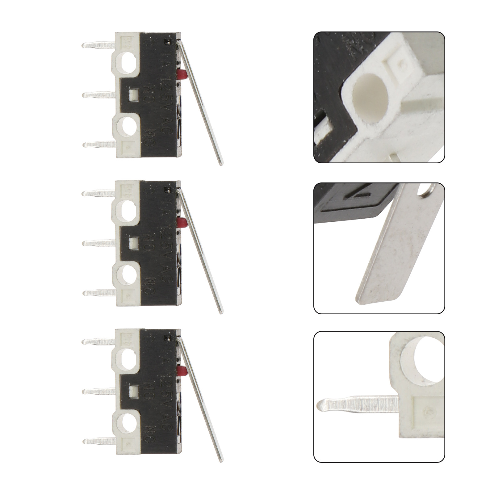 5Pcs Micro Limit Switch 3 Long - Limit Switch 评论和价格