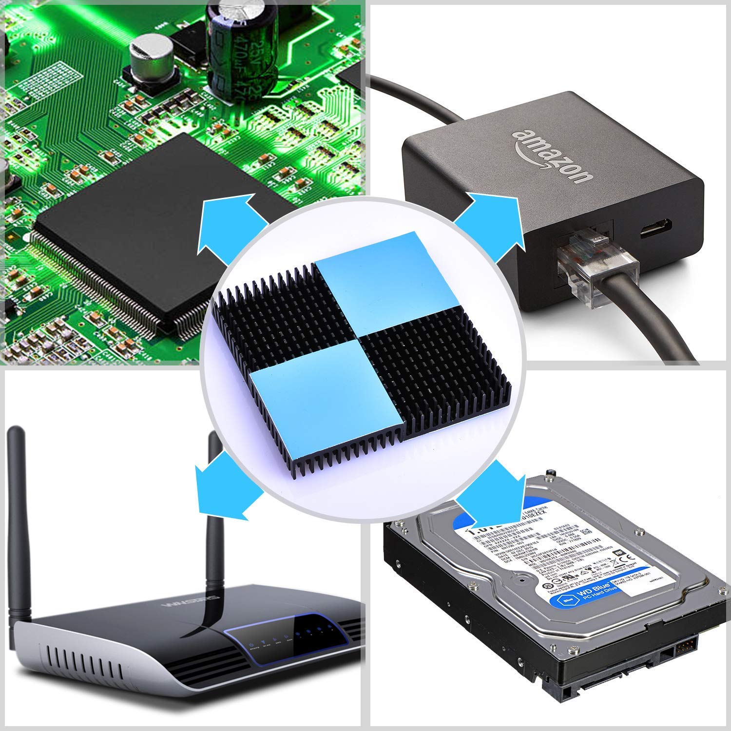 1/2/3/4pcs Heatsink Aluminum C - Nema 17 Stepper 评论和价格