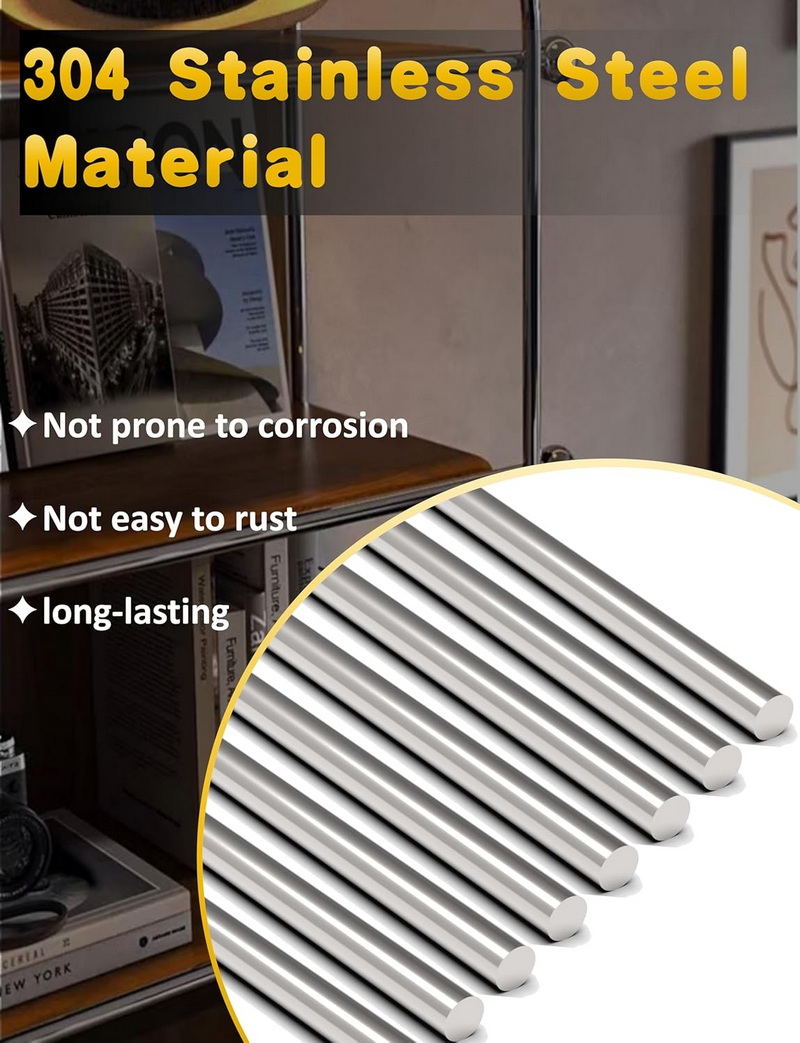 300mm Stainles Steel Solid Rou - Linear Rod 8Mm 评论和价格