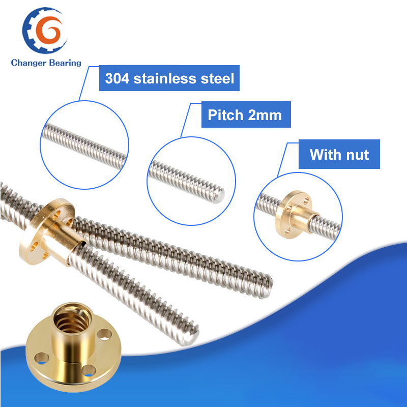 100-900mm T-Type T8 Lead 8mm P - Lead Screw 8Mm 评论和价格