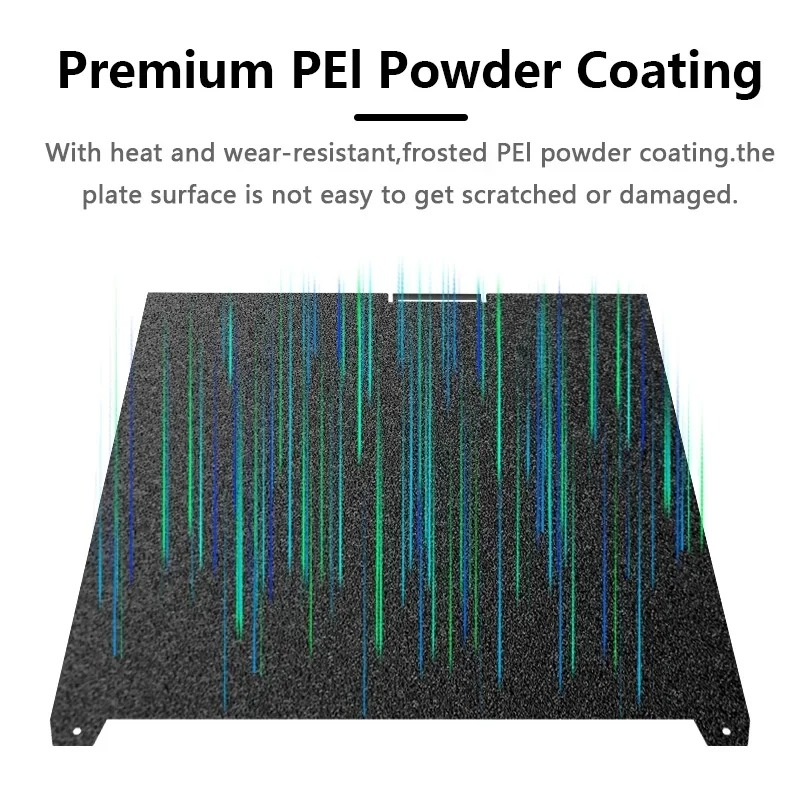 370x370mm Black Frosted PEI Bu - Aluminium Profile 2020 评论和价格
