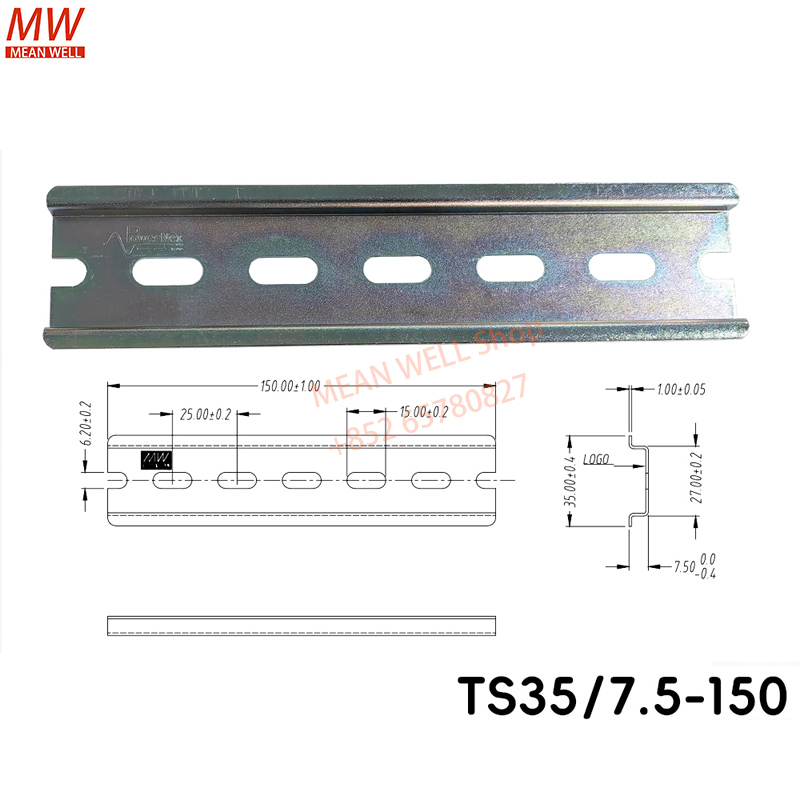 TS35 7.5mm DIN Rail Connector  - Lm8Uu Bearing 评论和价格
